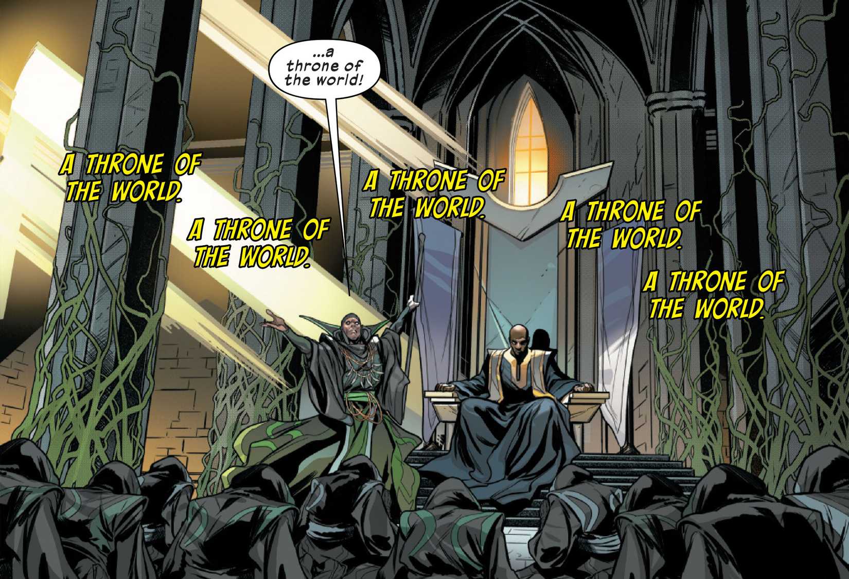 Storm's son with Black Panther is turned into the Child of Light by the Vodu-Khan