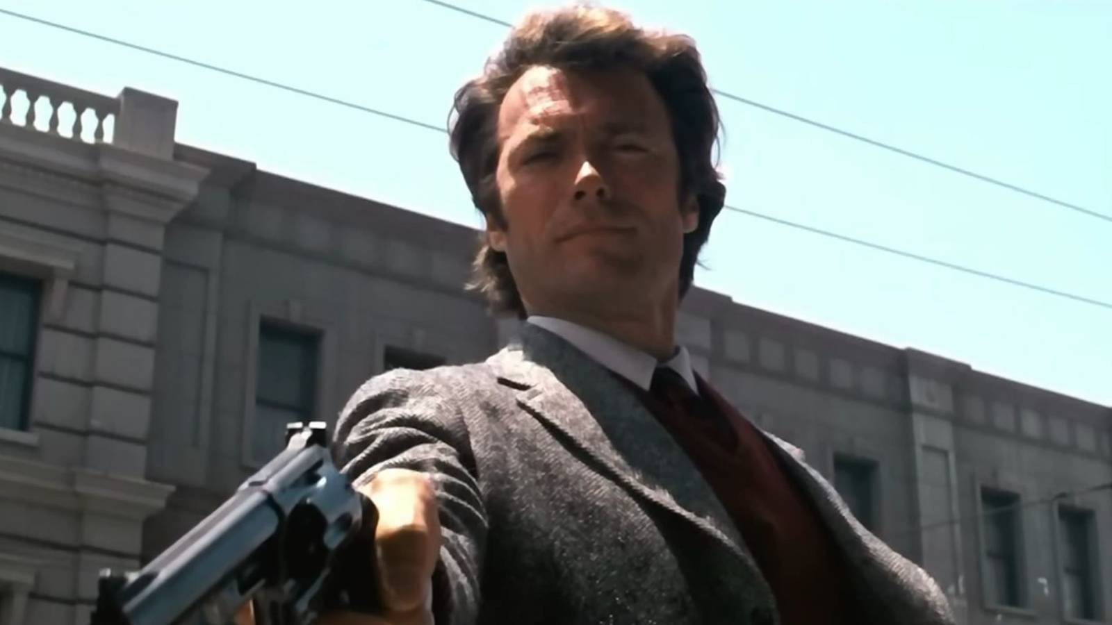 Clint Eastwood as Dirty Harry in the Make My Day scene