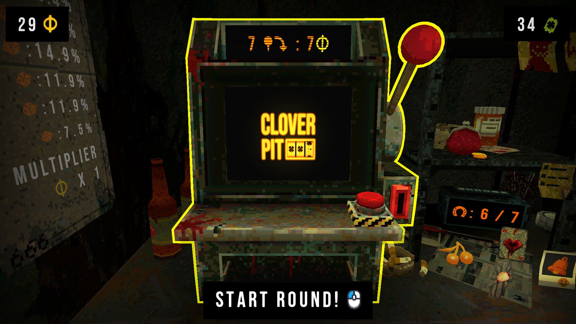 Clover Pit Arcade Machine