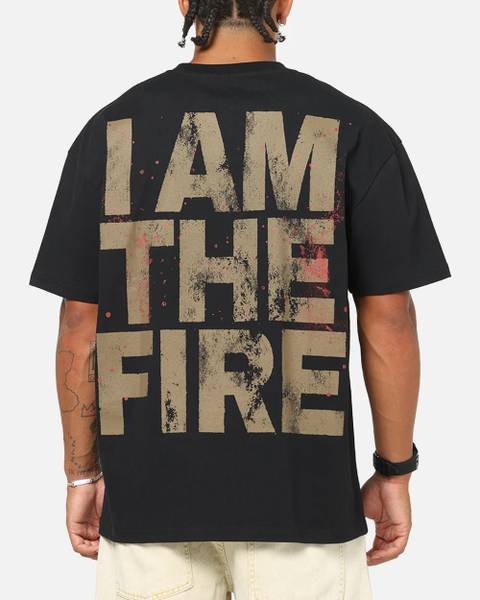 A model wearing an Avatar Fire and Ash shirt