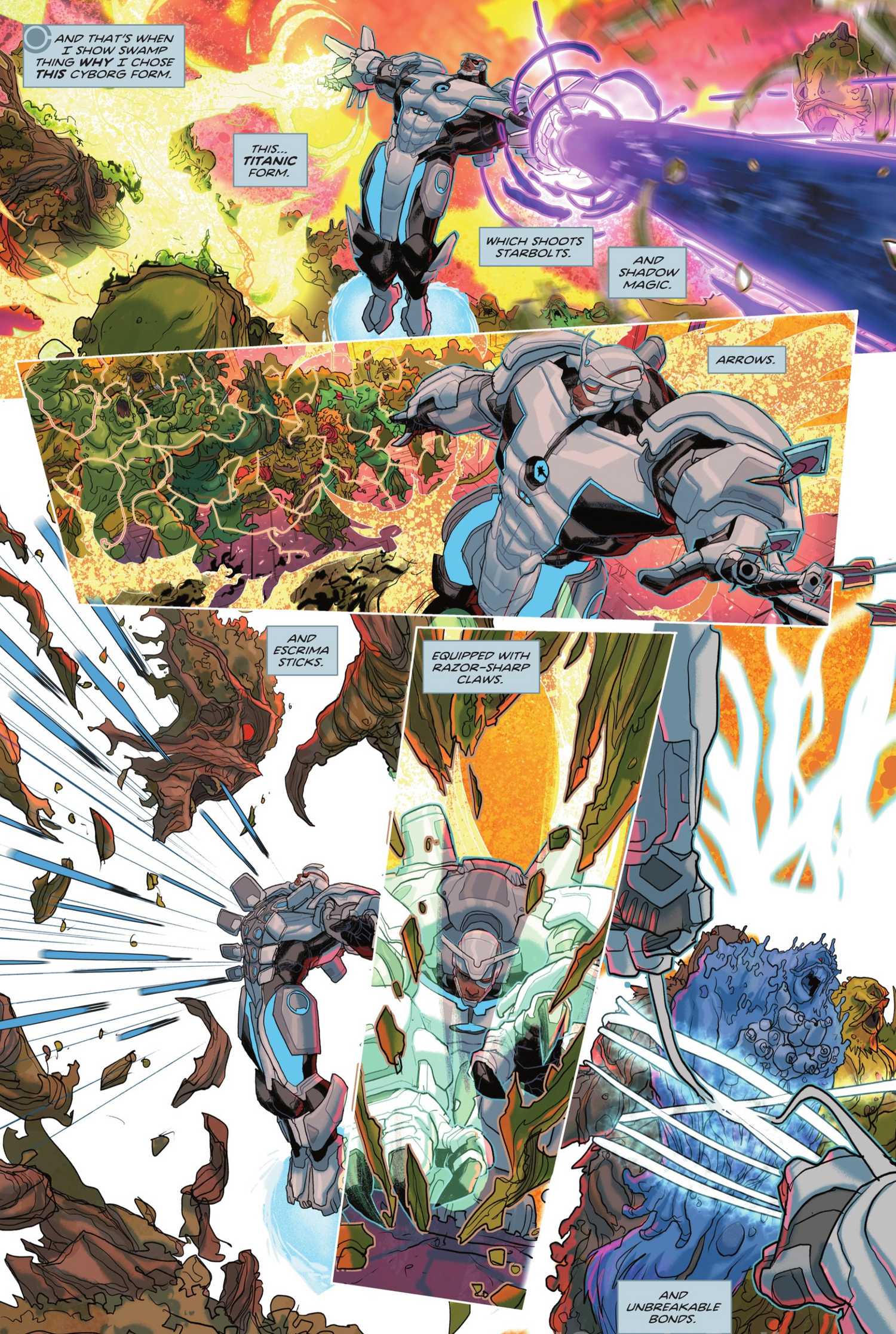 Cyborg's Unleashes Titan Form in Titans #30