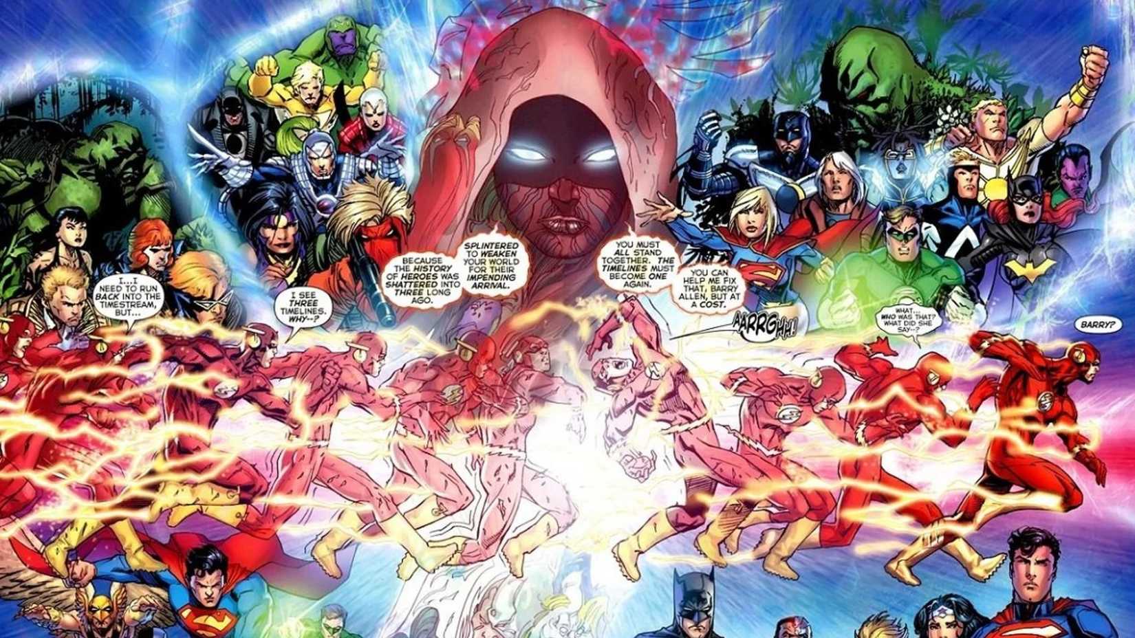 In DC Flashpoint, Flash creates the New 52 by accident.