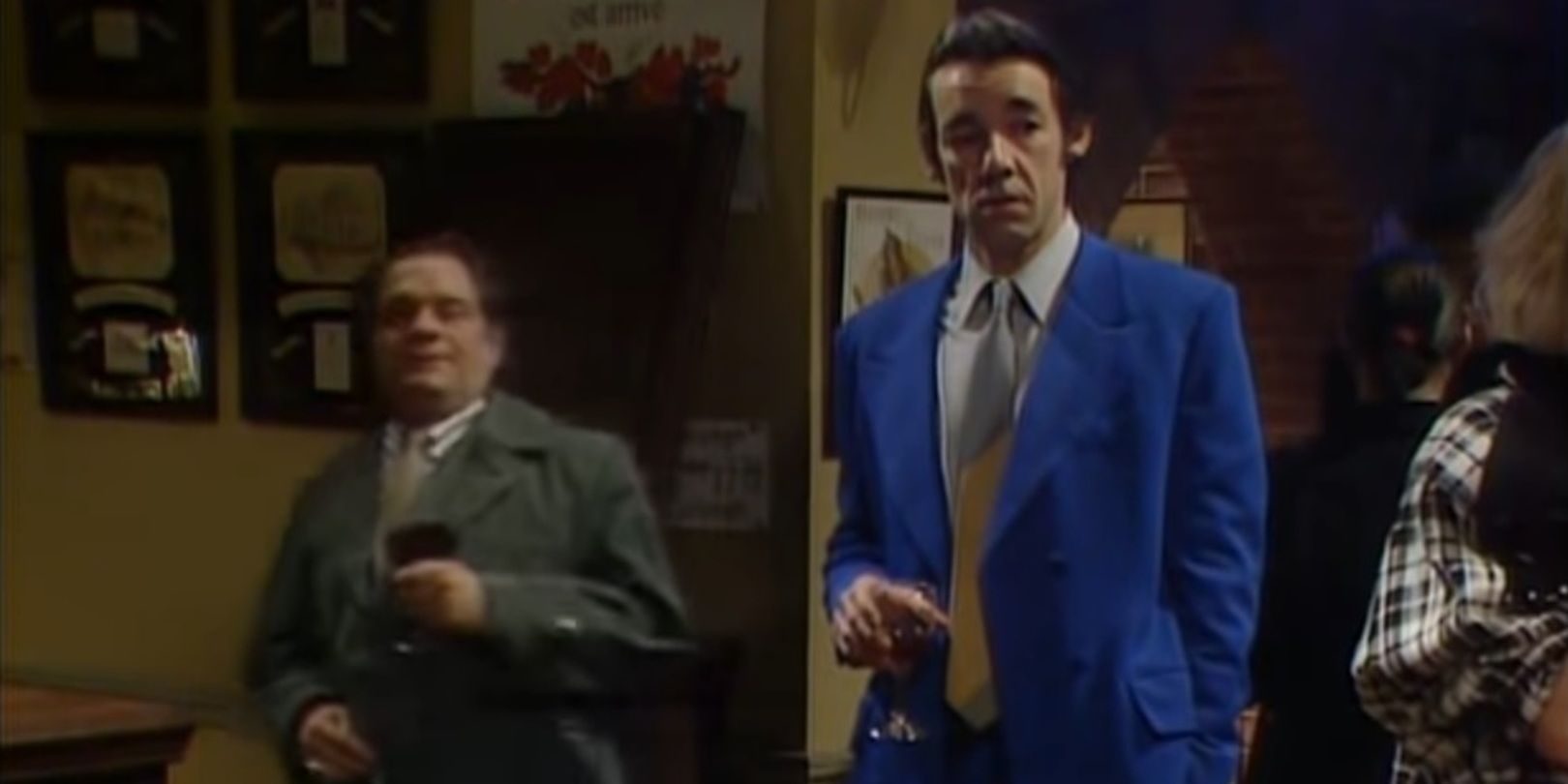 Del Boy che cade attraverso il bancone