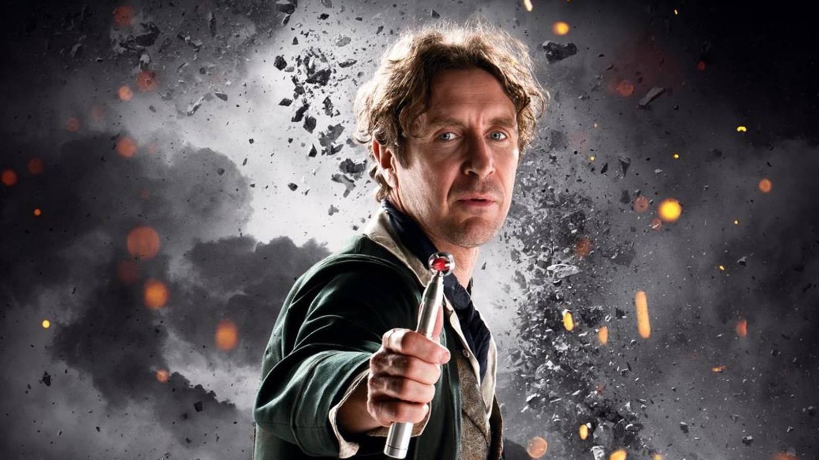Doctor Who's Paul McGann as the Doctor in promotional art