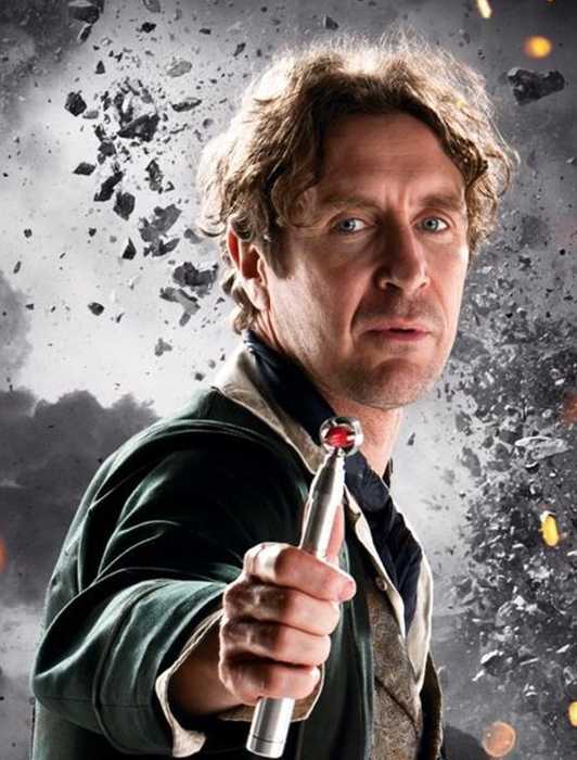 Doctor Who's Paul McGann as the Doctor in promotional art
