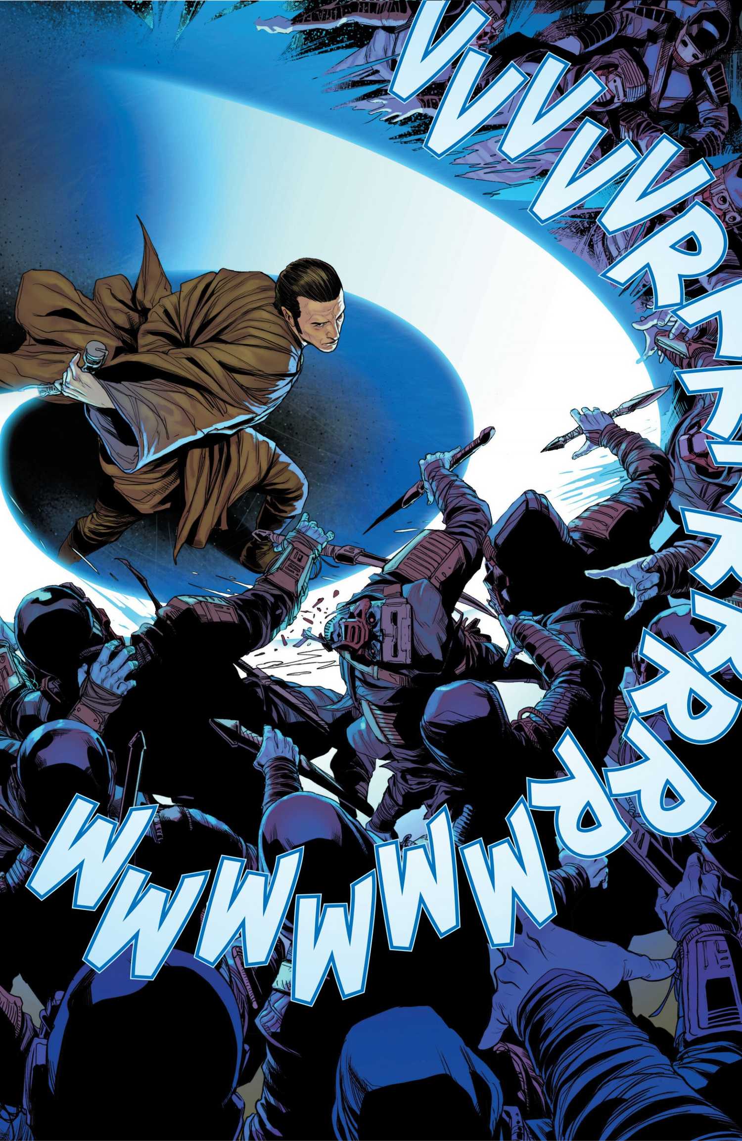 Dooku Massacring Behru Clan in Jedi Knights #10