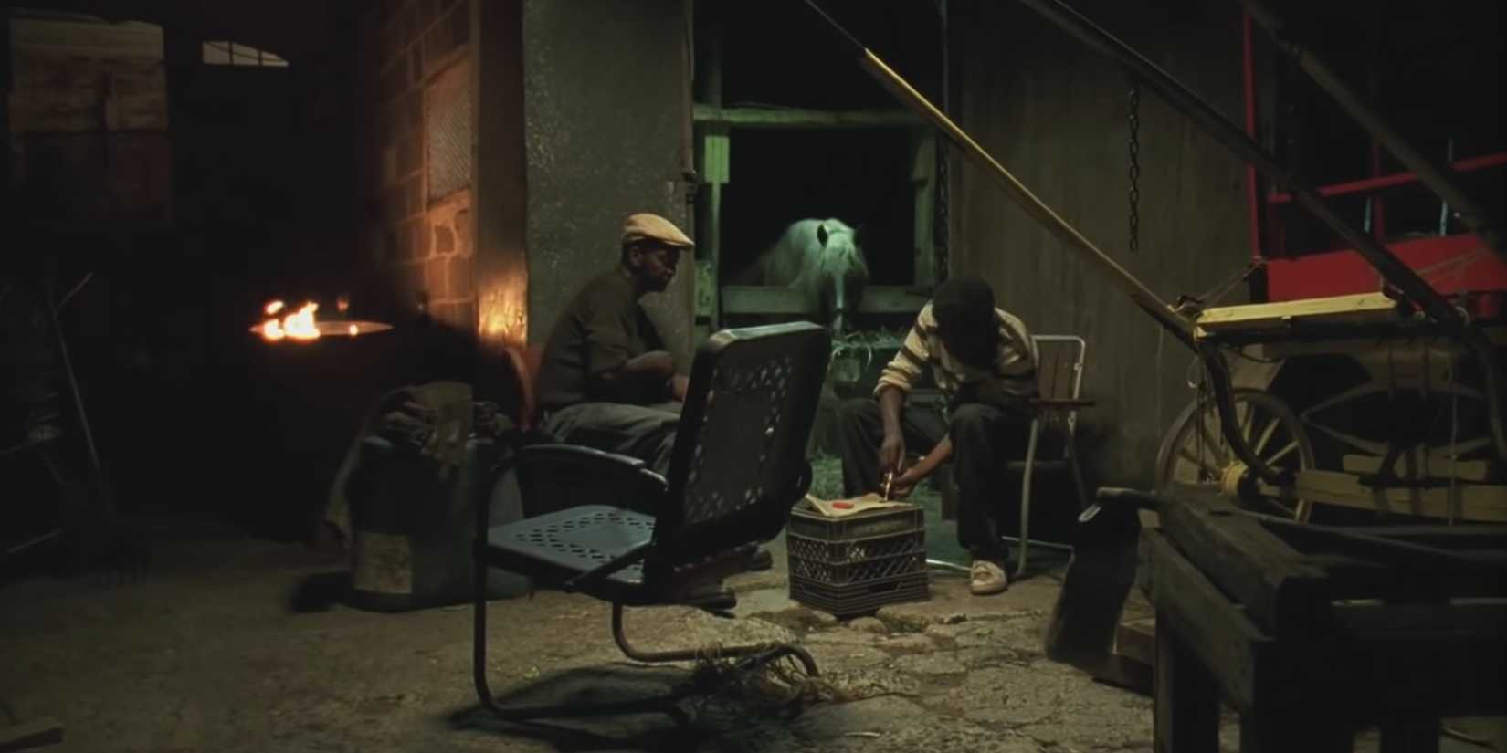 Duquan doing drugs in The Wire series finale