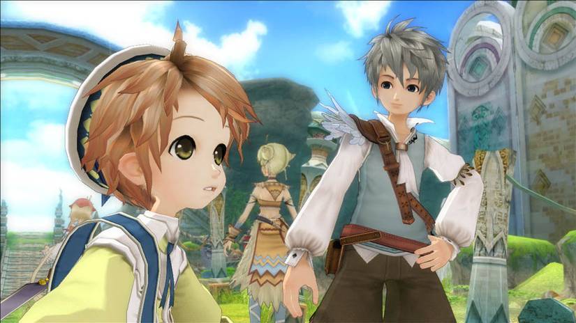 Eternal Sonata two characters standing together in a field