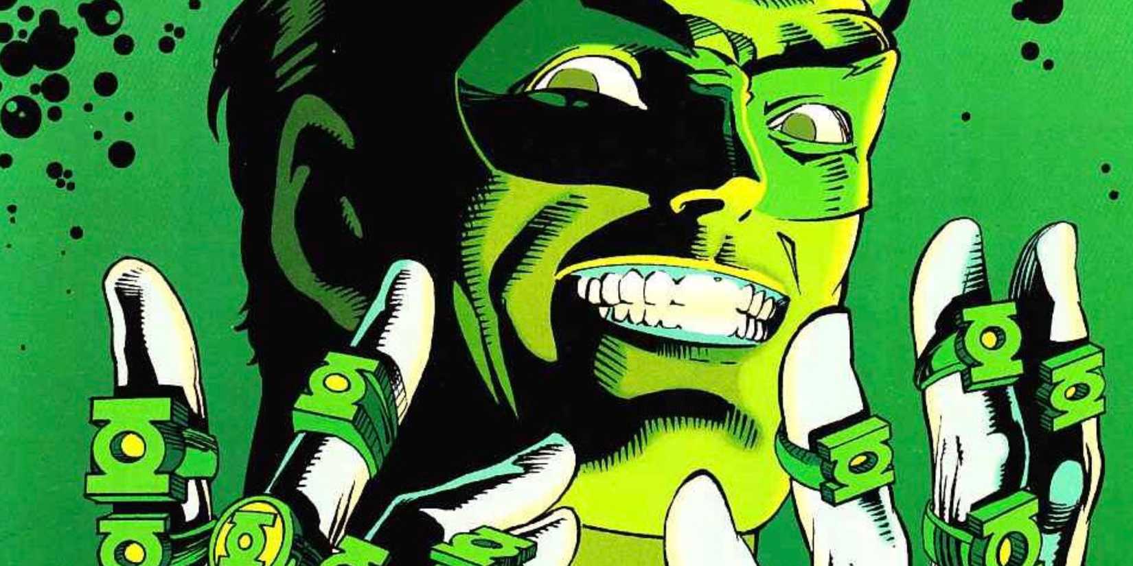 evil hal jordan on the cover of green lantern