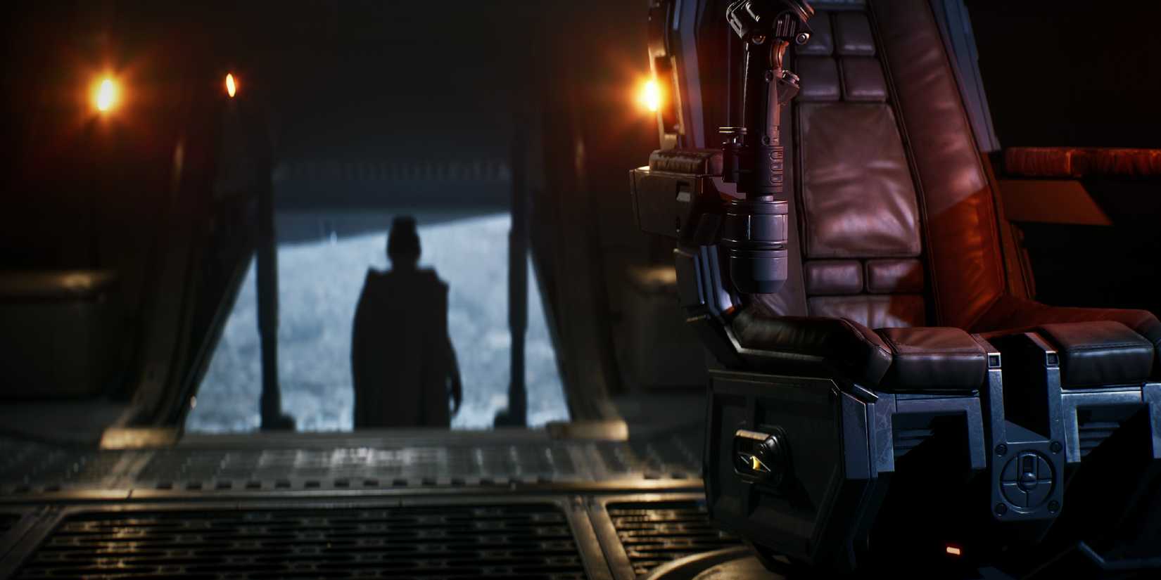 The interior of a ship in Star Wars: Fate of the Old Republic