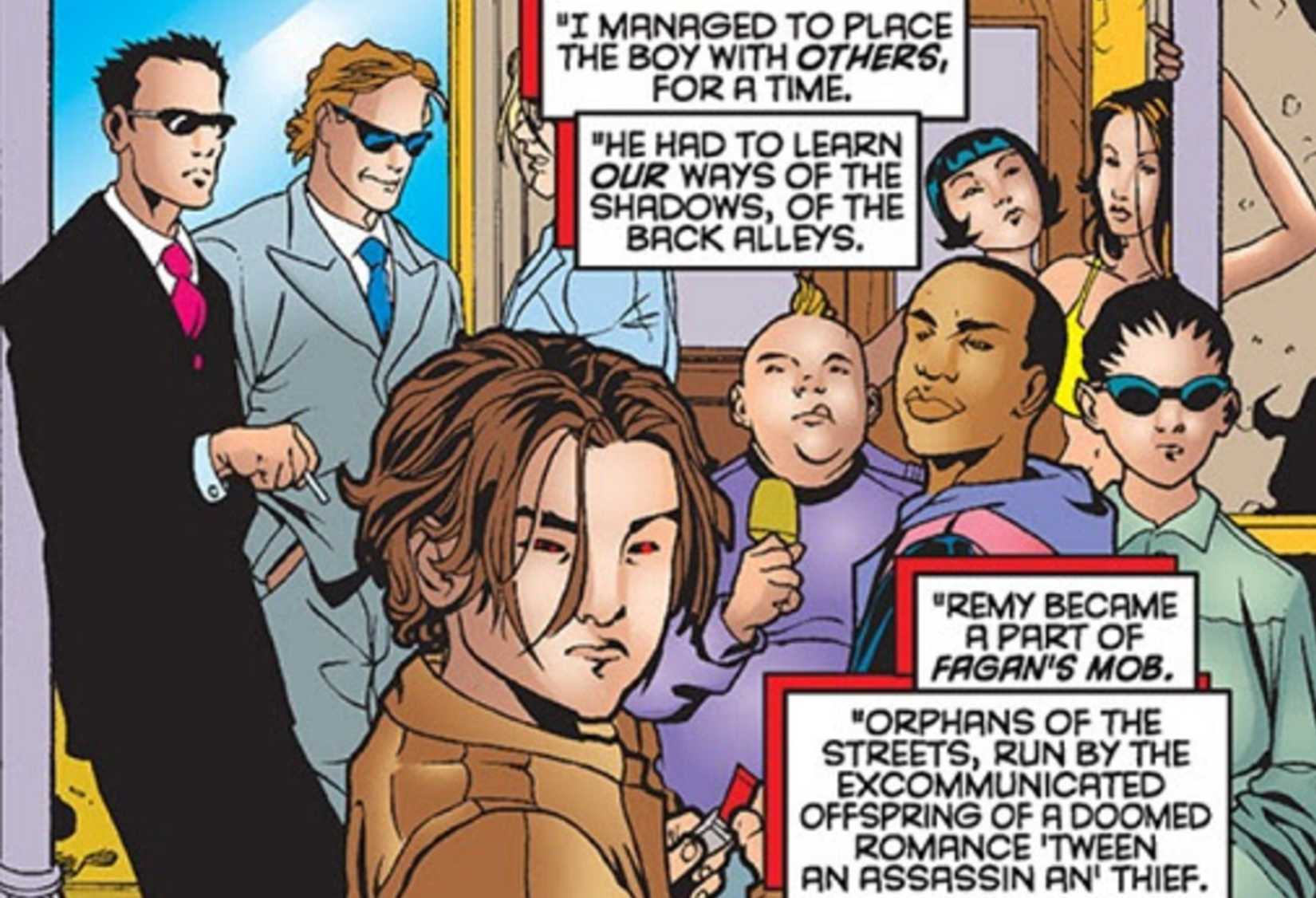 gambit's childhood in x-men lore