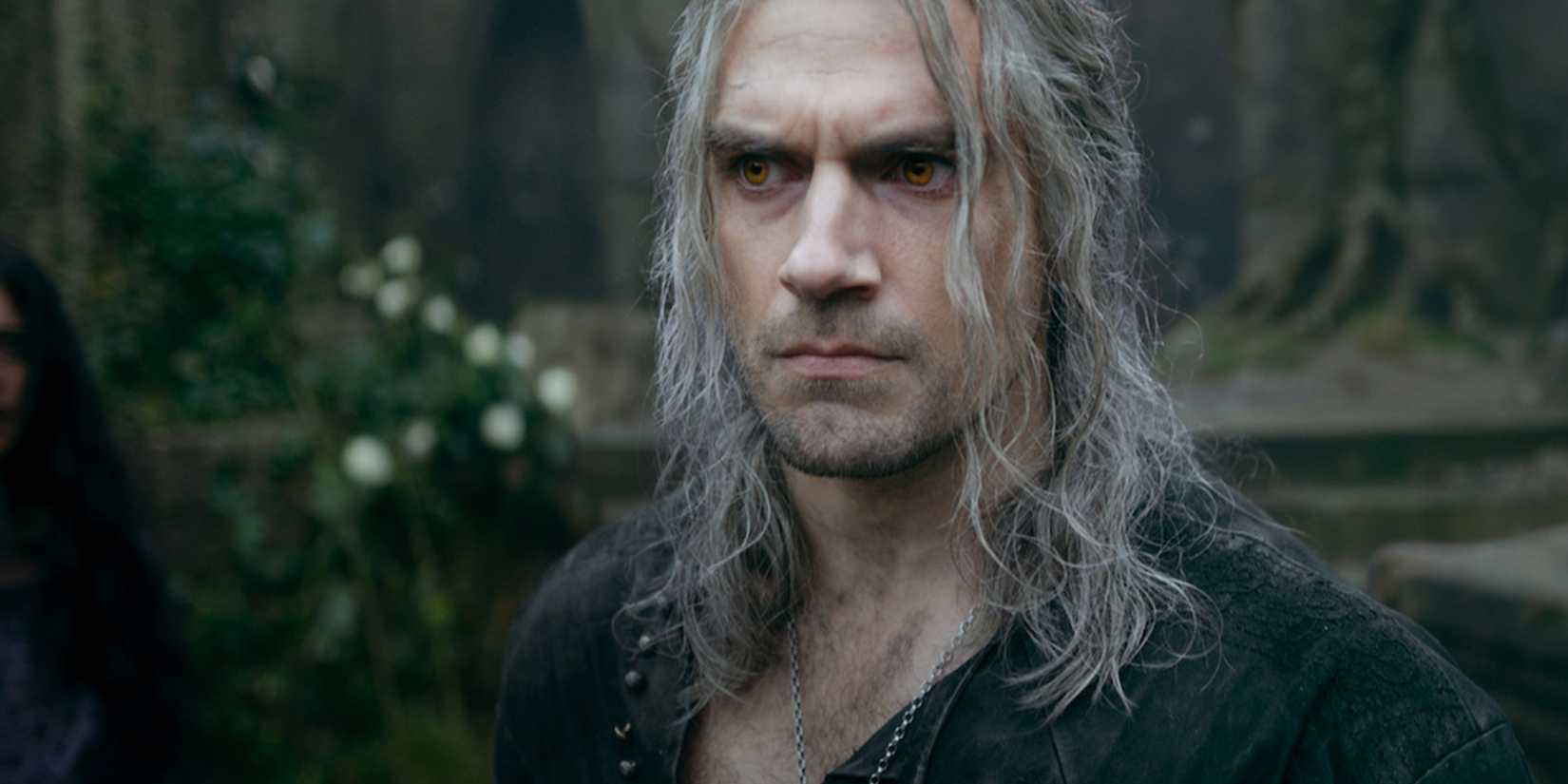 Geralt looking frustrated in The Witcher on Netflix