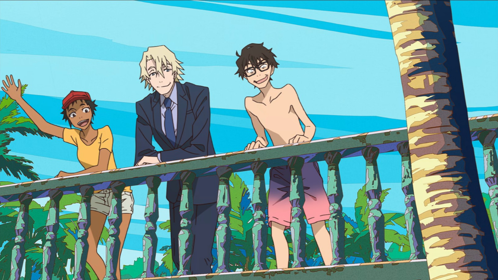 Great Pretender like Cowboy Bebop Makoto Laurent and Abby