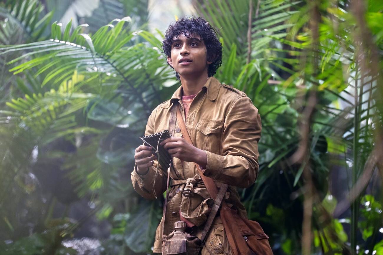 Aryan Simhadri as Grover Underwood in Percy Jackson season 2.