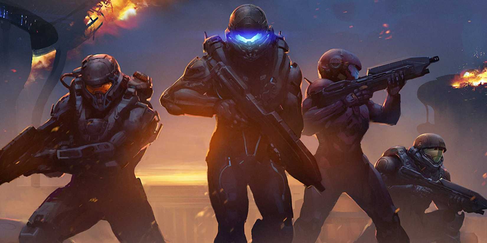Halo 5 Guardians team of Spartans