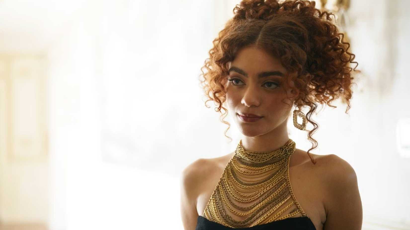 Ksenia Daniela Kharlamova as Svetlana Vetrova in Heated Rivalry.