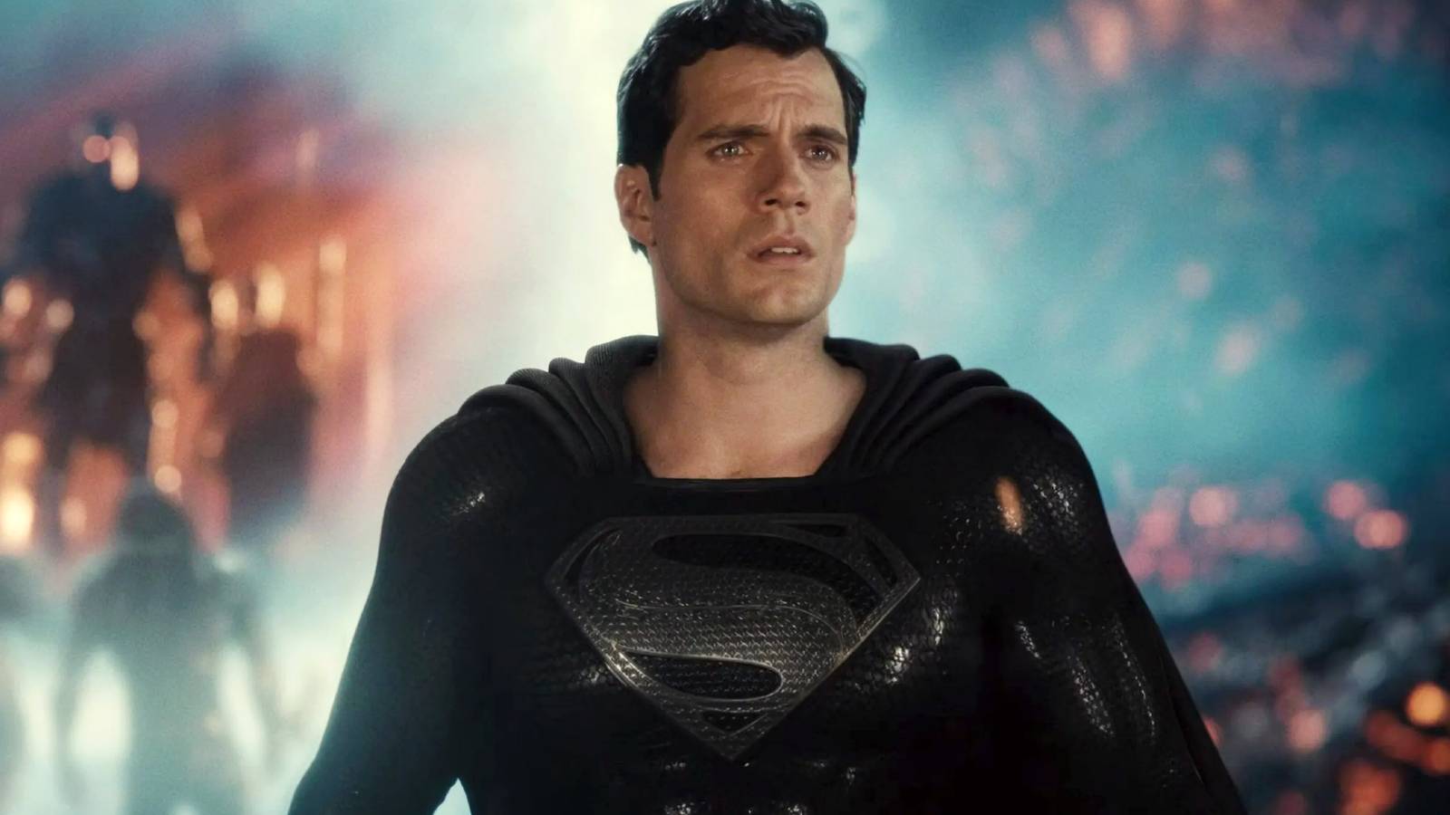 Henry Cavill's Superman looking emotional in Zack Snyder's Justice League