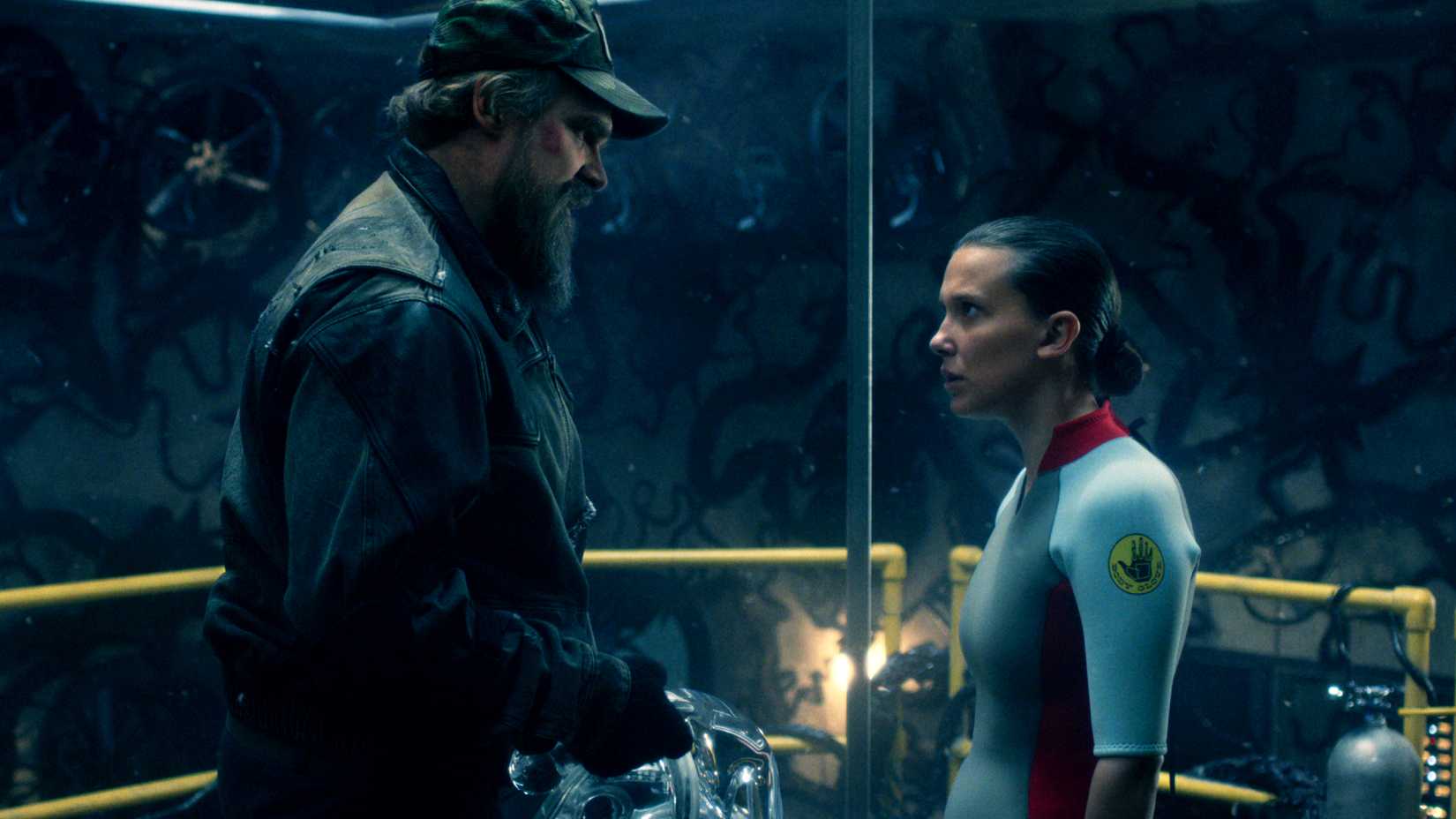 Hopper and Eleven in Stranger Things series finale