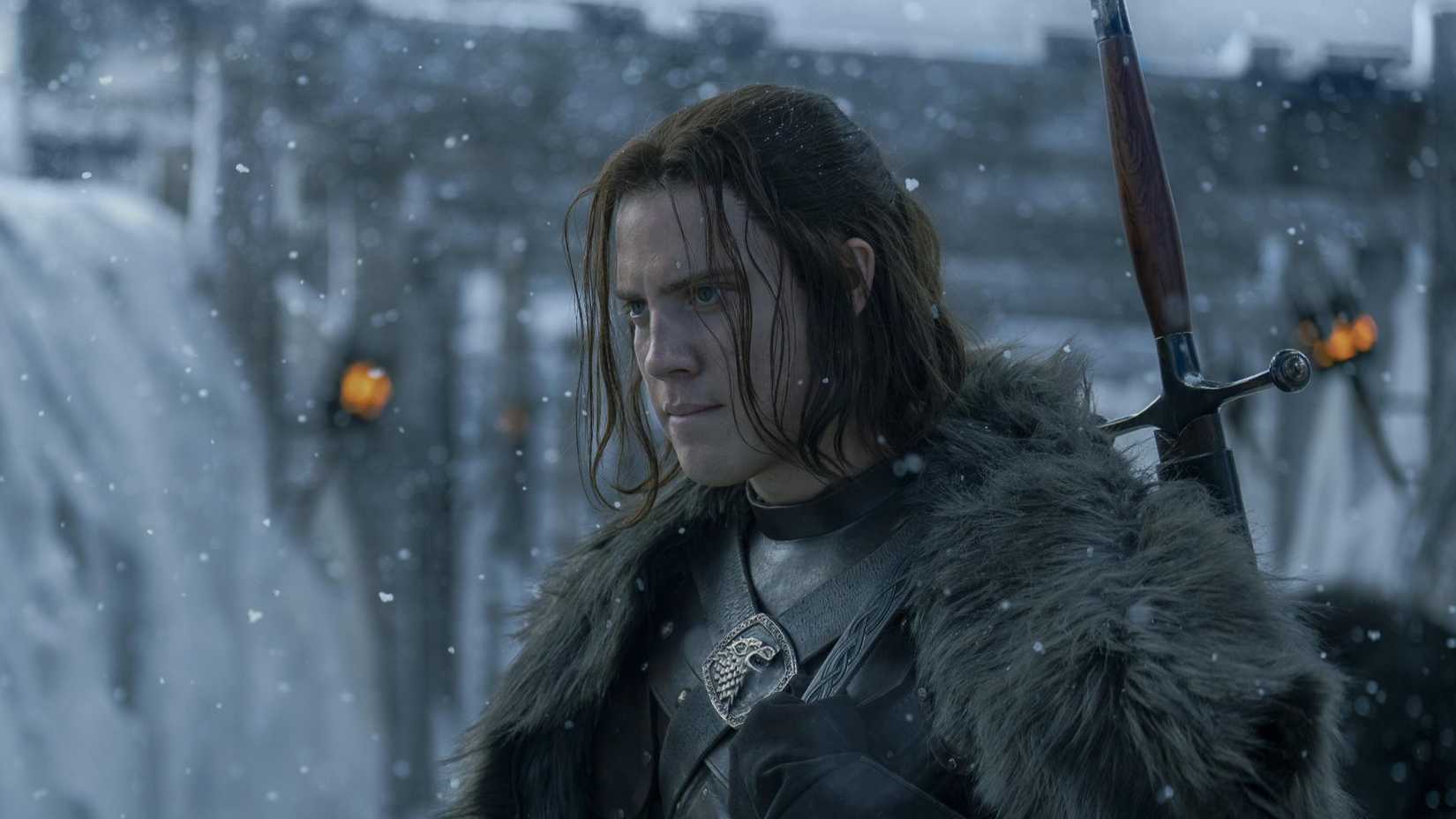 Cregan Stark (Tom Taylor) looking serious in House of the Dragon.