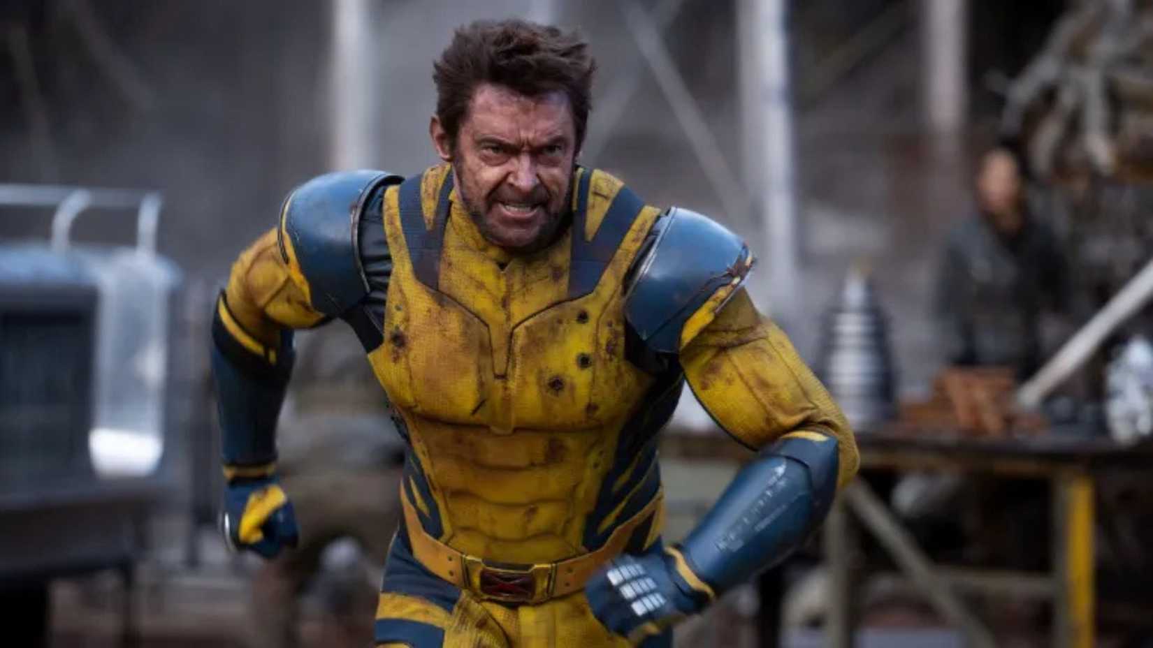 Hugh Jackman correndo como Wolverine