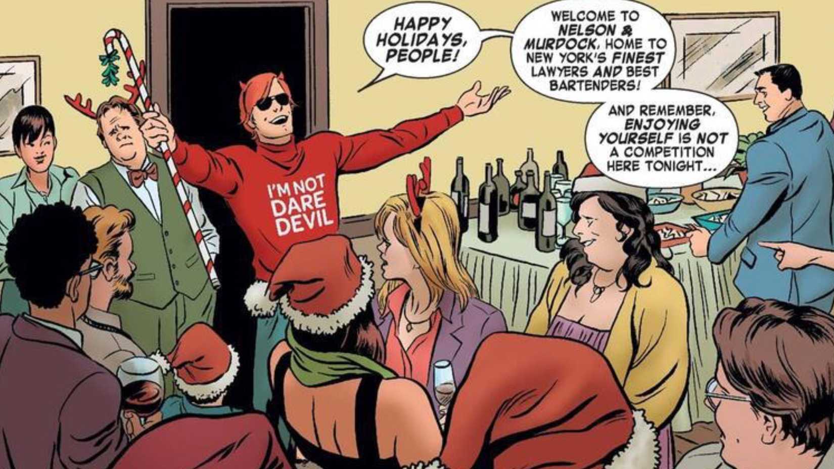 I'm Not Daredevil Sweater in Daredevil #7 (2011)
