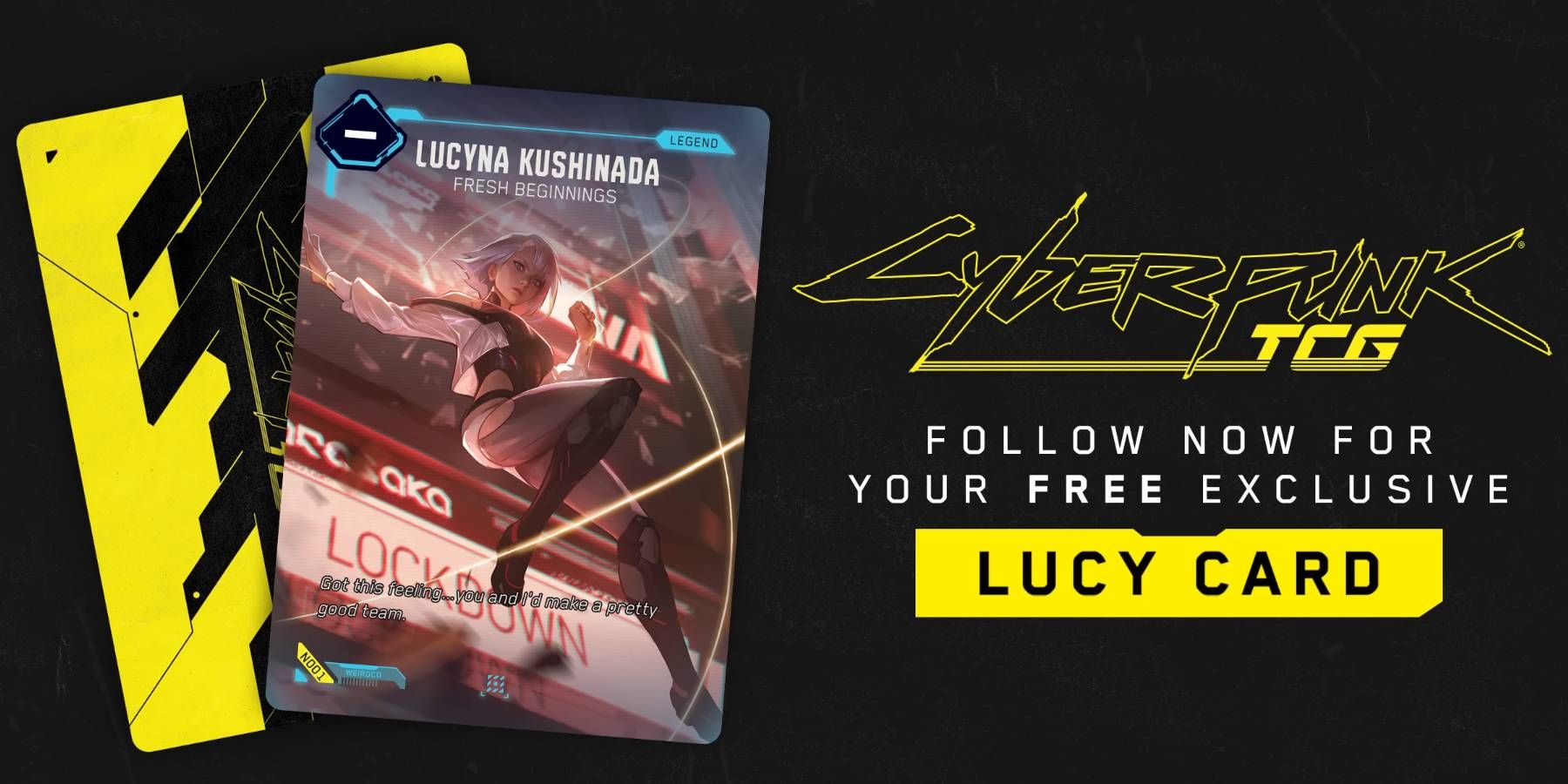 Carta gratuita di Lucy di Cyberpunk Edgerunners per la registrazione