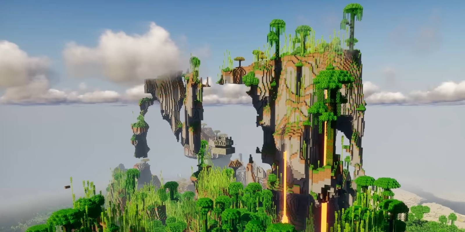 Minecraft Floating Jungle Paradise world seed