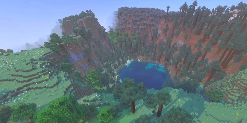 Minecraft multiple Forest biomes in building world seed