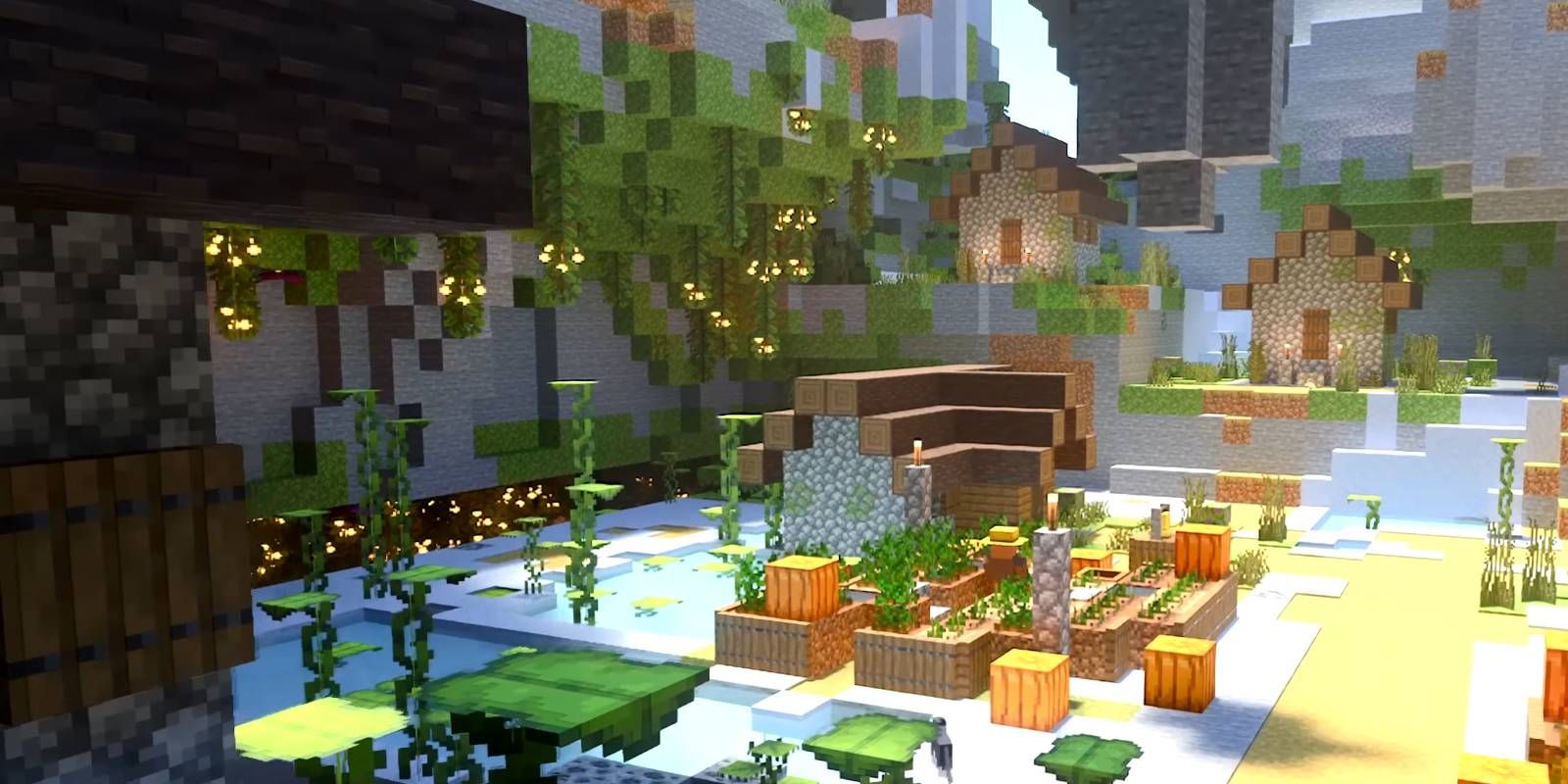 Minecraft Lush Cave from 2026 world seed
