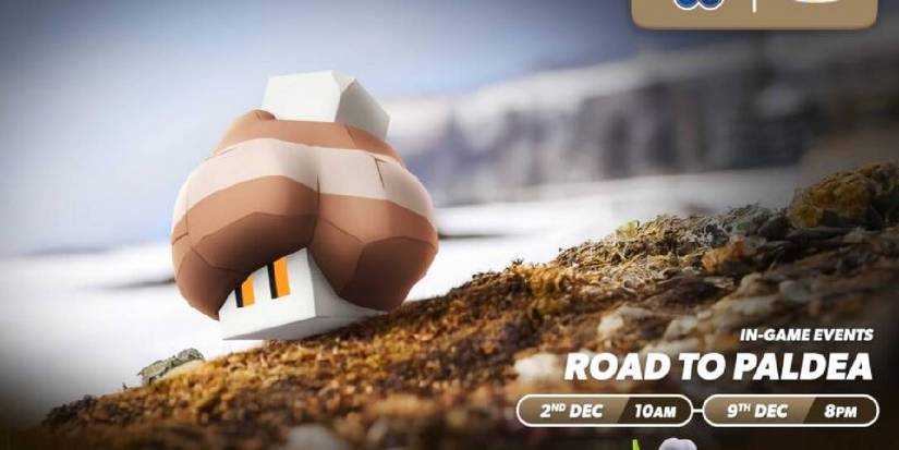 Pokémon Go Road to Paldea graphic with event times and debut Pokémon