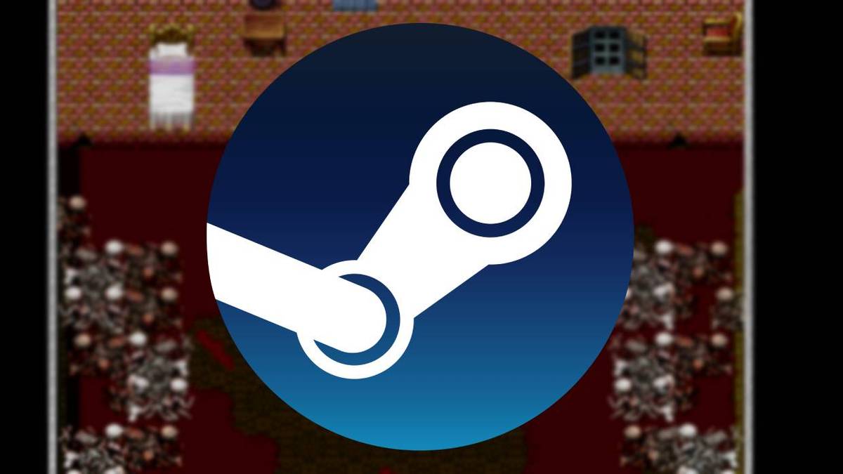 Steam logo over Black Souls 2 indie game