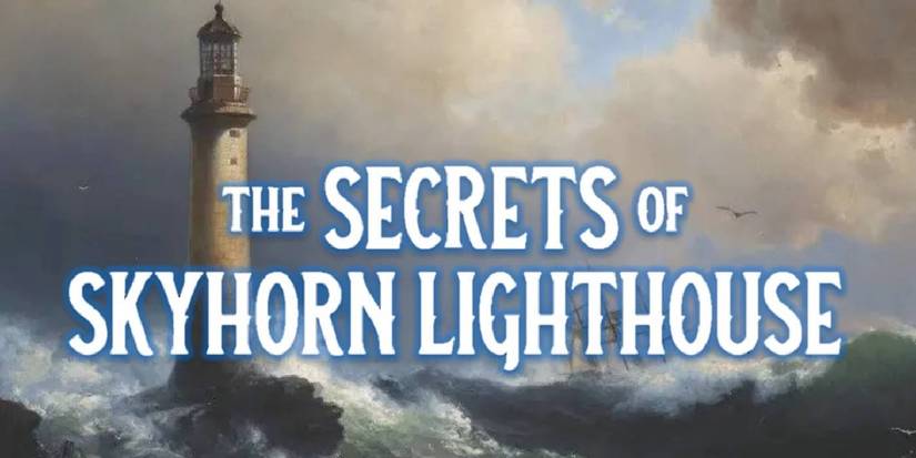 D&D Secrets of Skyhorn Lighthouse free adventure module cover art
