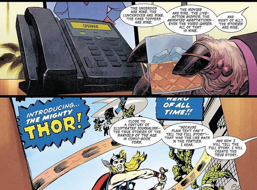 Immortal Thor Dario Agger references a Marvel catchphrase from the '40s