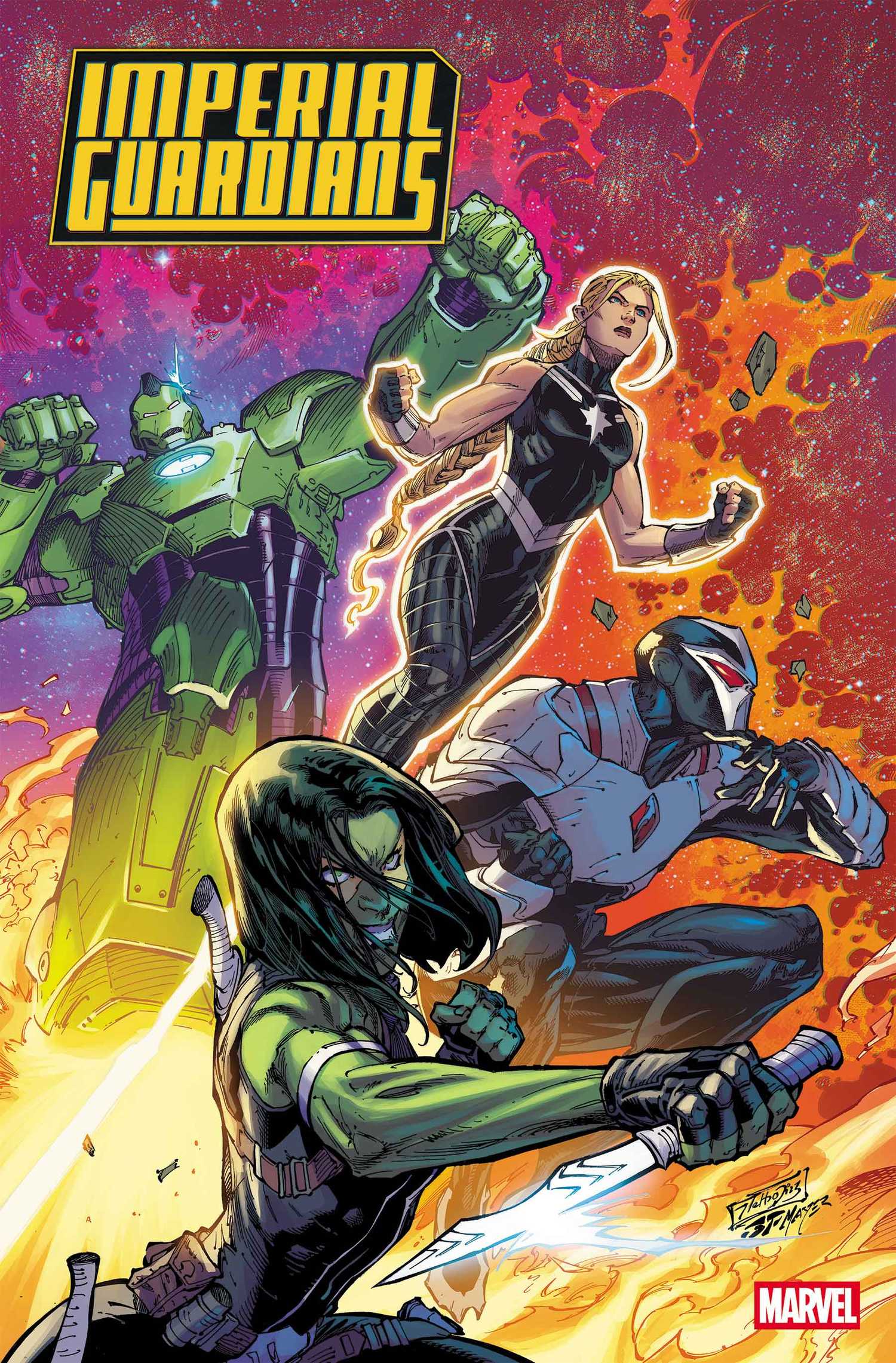 Imperial Guardians #1 Variant Comic Cover by Diaz