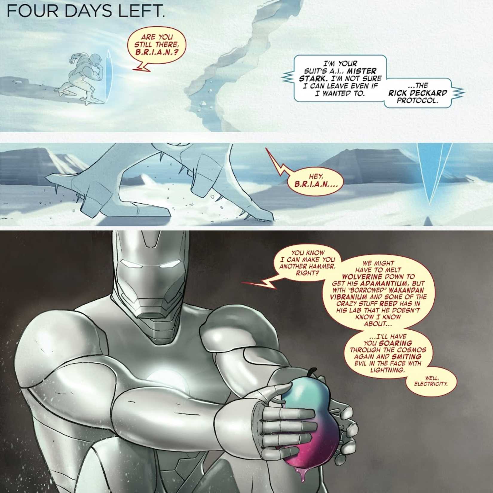 IRON MAN'S JOTUNHEIM SUIT SHOWS OFF CAPABILITIES