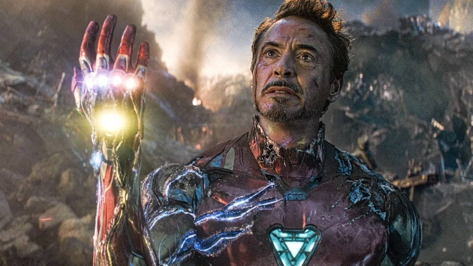 Iron Man with the Infinity Gauntlet from Endgame