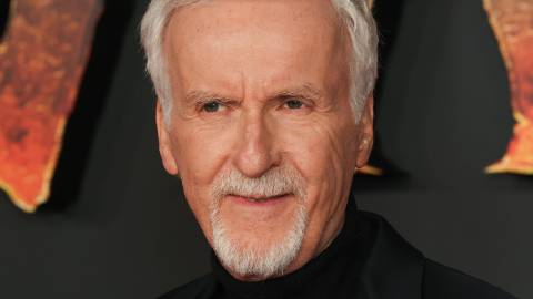 James Cameron at the European premiere of Avatar: Fire and Ash