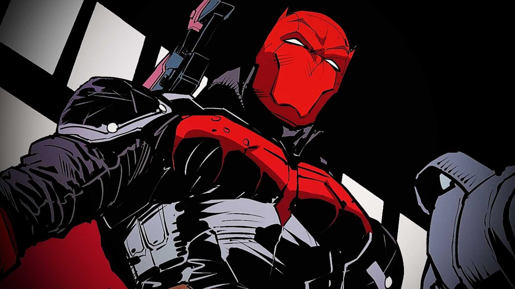 Jason Todd as Batman in Knightfight Costume Art