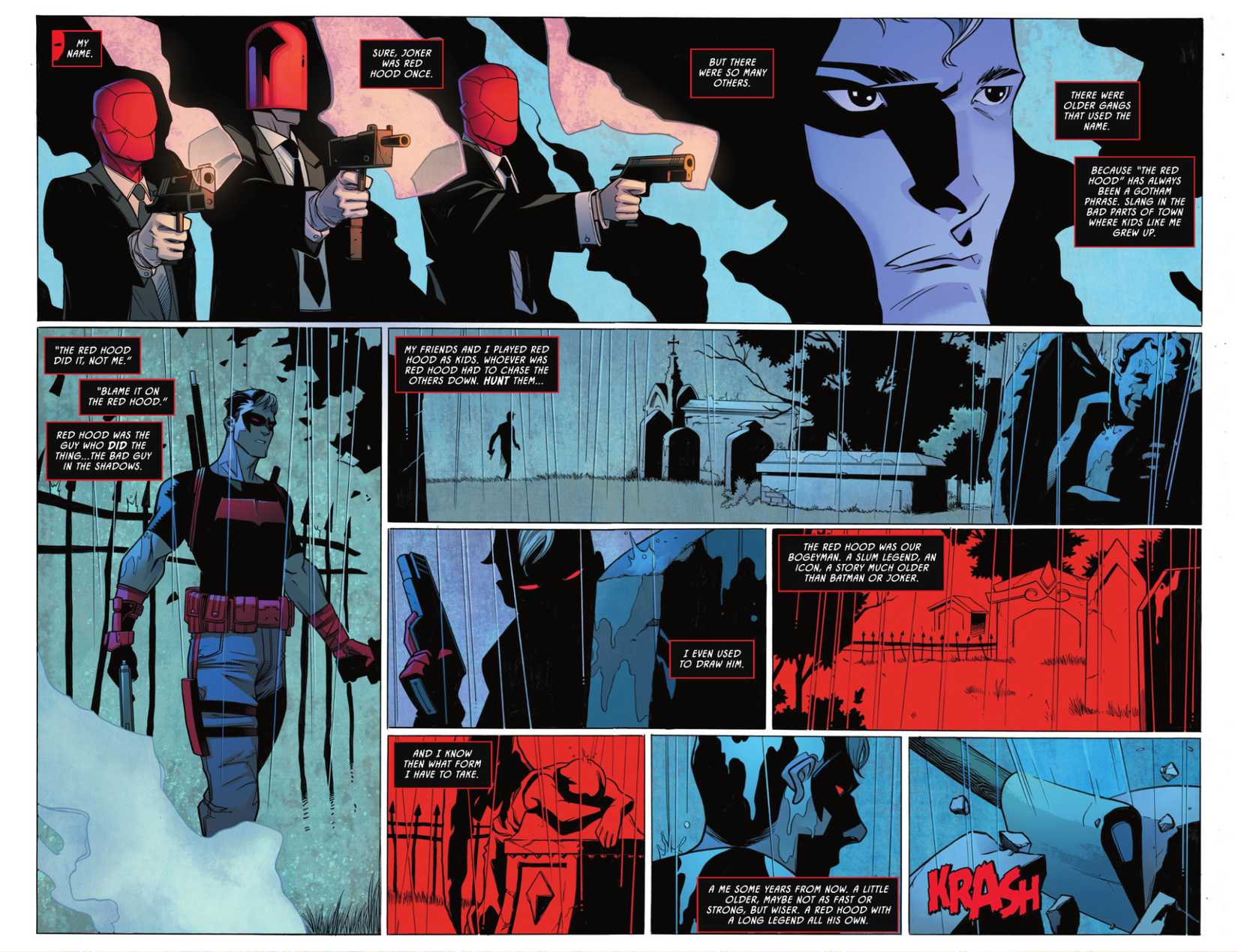 Jason Todd Explains Red Hood Name in DC K.O.