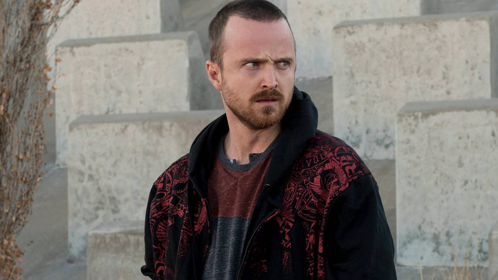 Jesse looking paranoid in Breaking Bad