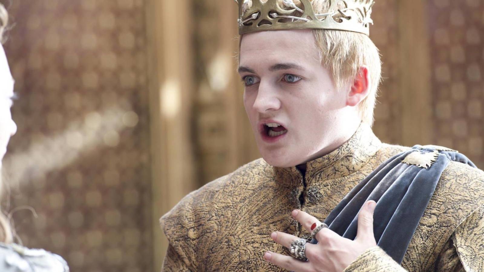 Joffre clutching his heart in Game of Thrones