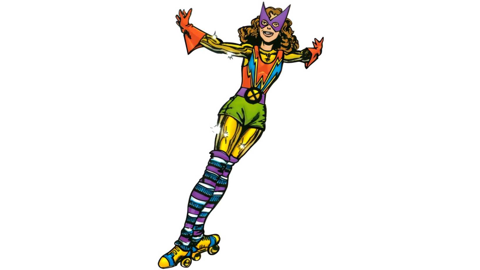 Kitty Pryde in a scary sprite costume. 