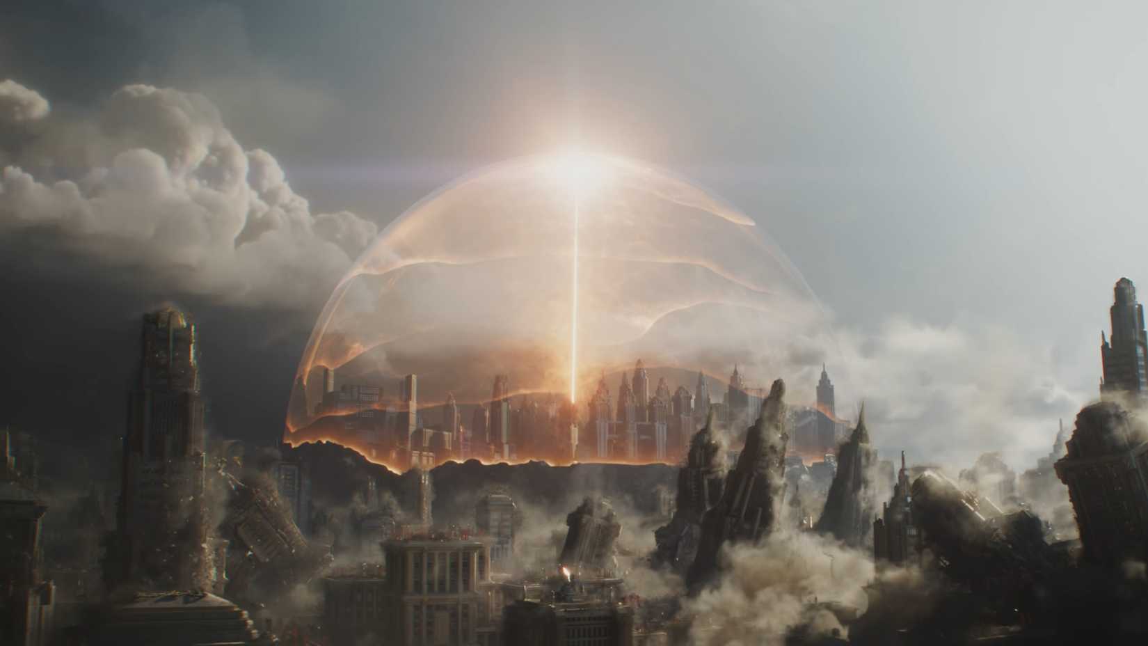 Krypton com uma barreira protetora em Supergirl