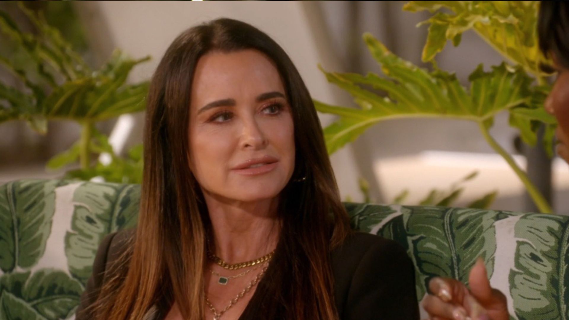 Kyle Richards parla con Boz in RHOBH