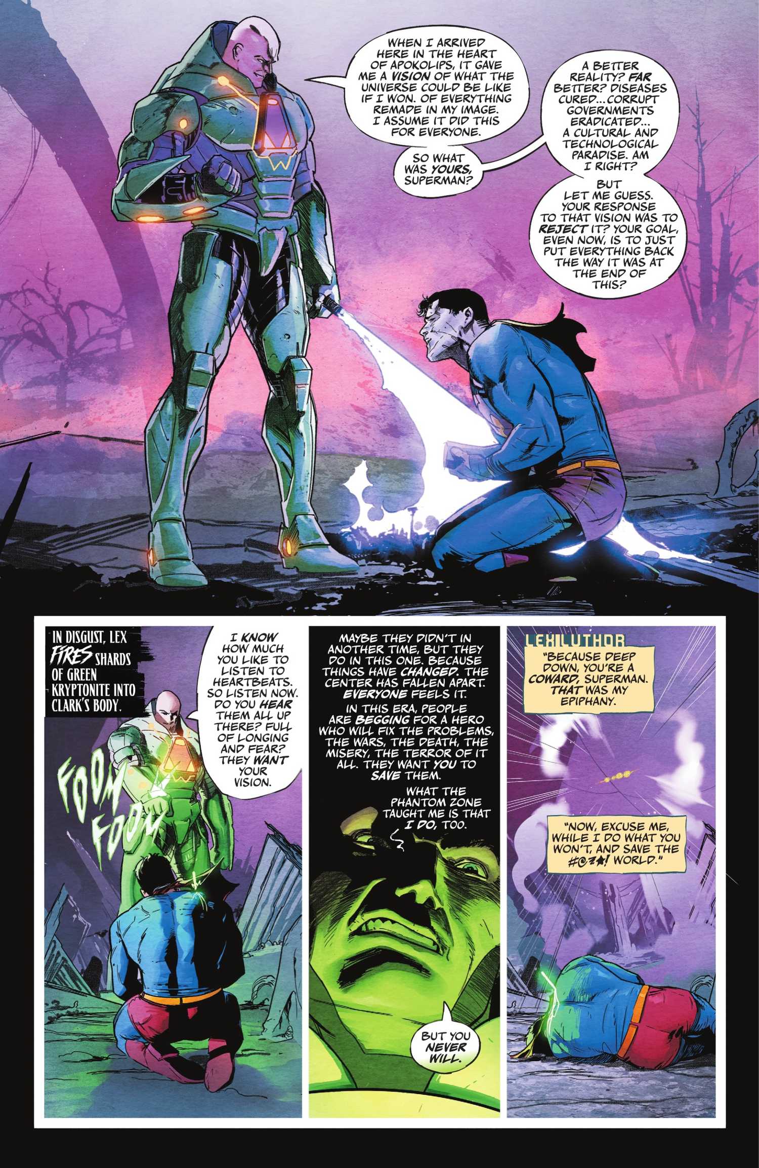 Lex Luthor Wants Superman To Do More in DC KO #2
