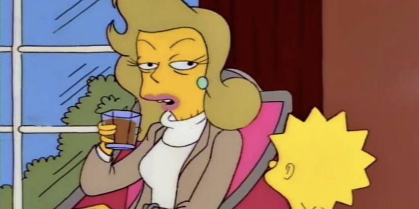 Lisa conversa com Stacy Lovell em Os Simpsons