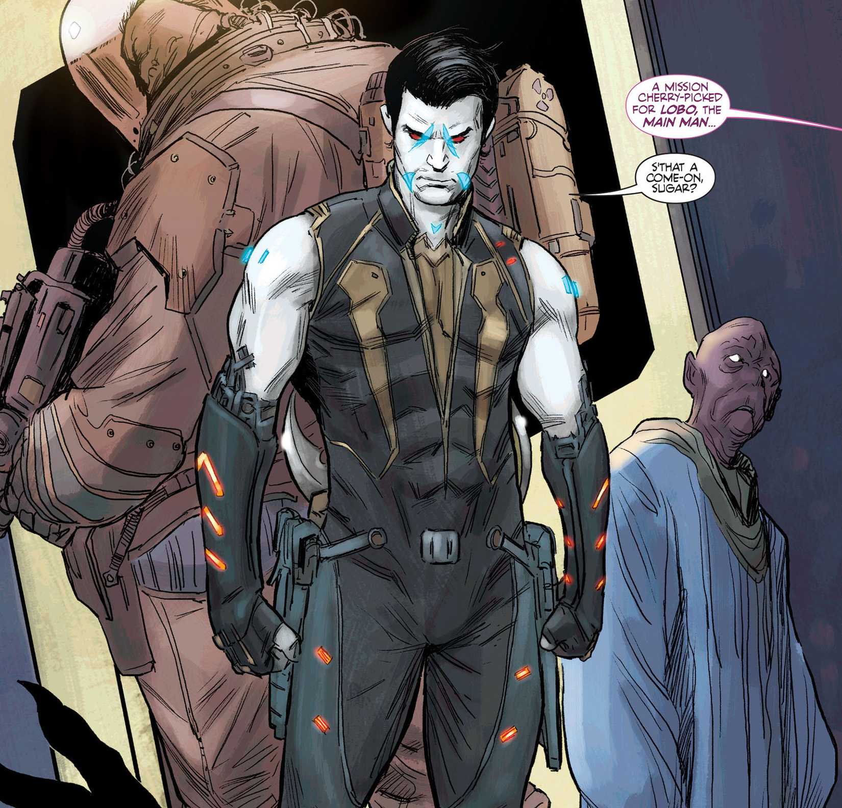 Redesign of Lobo New 52 in DC Comics Art