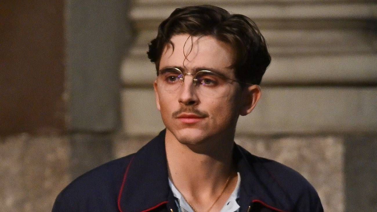 Marty Supreme's Timothée Chalamet as Marty Mauser