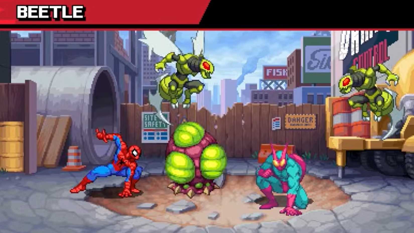 marvel cosmic invasion beetle boss fight