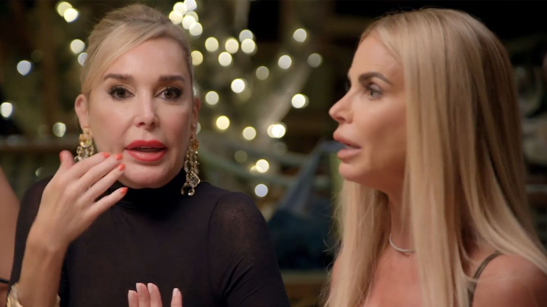 Marysol e Alexia discutono a cena in RHOM